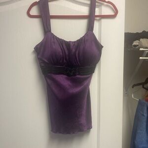 A Byer purple corset top L